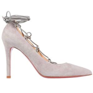 NWT Suede Tethered Heels with Red Bottom Sexy!